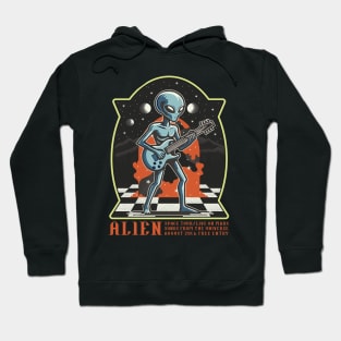 Alien Live On Mars Funny Band Shirt Parody Hoodie